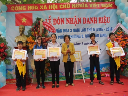 Hội Khuyến học Phường 8, quận Tân Bình:
Chăm lo cho học sinh nghèo hiếu học