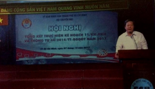 TỔNG KẾT 
THỰC HIỆN KẾ HOẠCH SỐ 11/KH-HKH VỀ  PHÁT HUY 
VAI TRÒ CỦA HỘI KHUYẾN HỌC TRONG VIỆC CỦNG CỐ 
NÂNG CHẤT LƯỢNG HOẠT ĐỘNG TRUNG TÂM HỌC TẬP 
CỘNG ĐỒNG TRÊN ĐỊA BÀN THÀNH PHỐ HỒ CHÍ MINH 
NĂM 2017