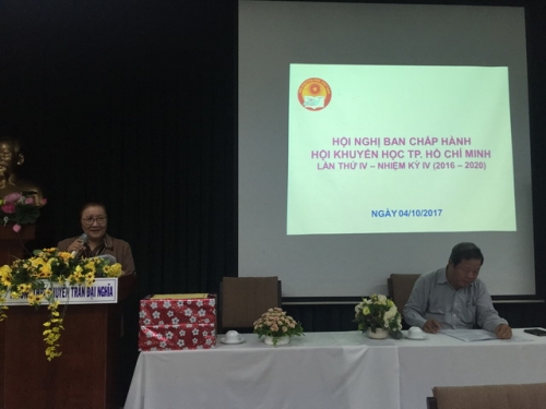HỘI KHUYẾN HỌC THÀNH PHỐ HỒ CHÍ MINH
HỘI NGHỊ BAN CHẤP HÀNH
LẦN THỨ 4 NHIỆM KỲ IV (2016-2020)