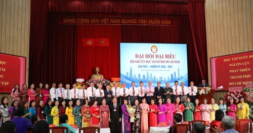 Đại hội đại biểu Hội Khuyến học Thành phố Hồ Chí Minh lần thứ I, nhiệm kỳ 2026 - 2031 diễn ra thành công tốt đẹp