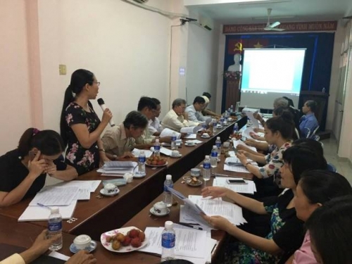 HỘI KHUYẾN HỌC QUẬN GÒ VẤP
Vai trò tham mưu cho BCĐ xây dựng xã hội học tập quận
kiểm tra, đánh giá và xếp loại  “Cộng đồng học tập” cấp xã năm 2017