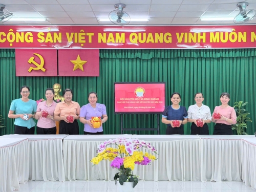 Hội Khuyến học xã Bình Khánh tổ chức ngày hội  thu heo đất khuyến học năm 2026